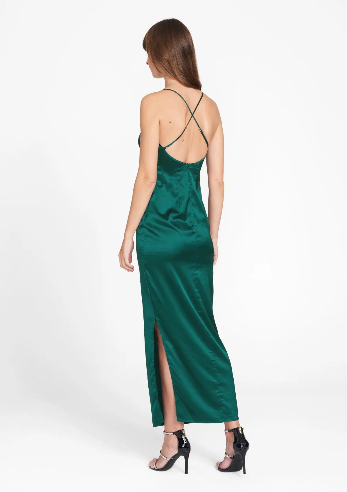 Tall Maddie Satin Slip Dress