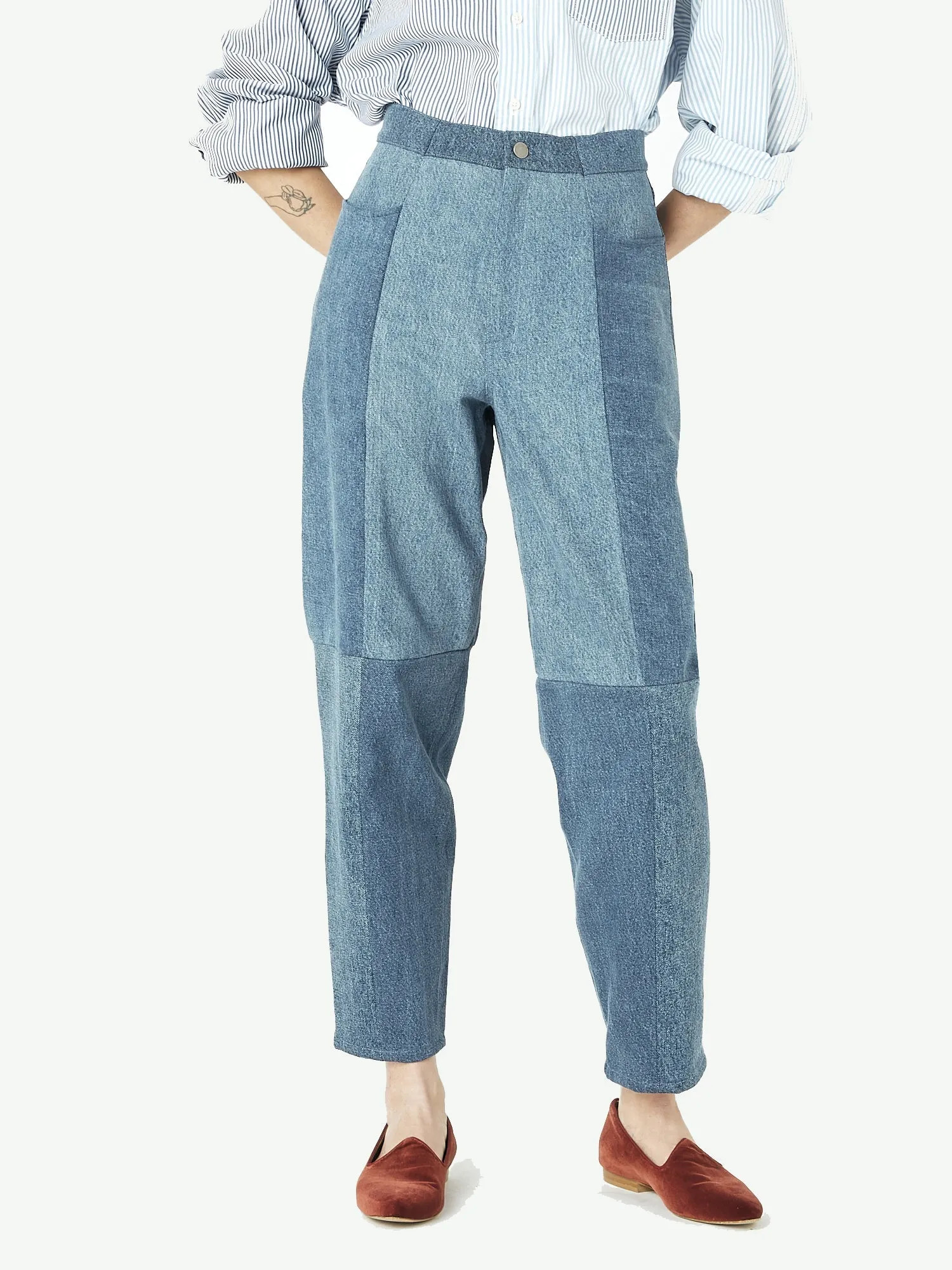 The Blue Denim Charlie Trousers