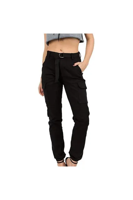 Women High Waist Sports Cargo Pants Outdoor Casual  Trousers Pants