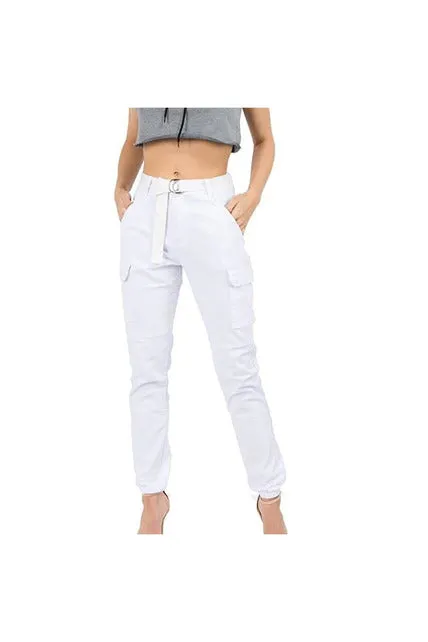 Women High Waist Sports Cargo Pants Outdoor Casual  Trousers Pants